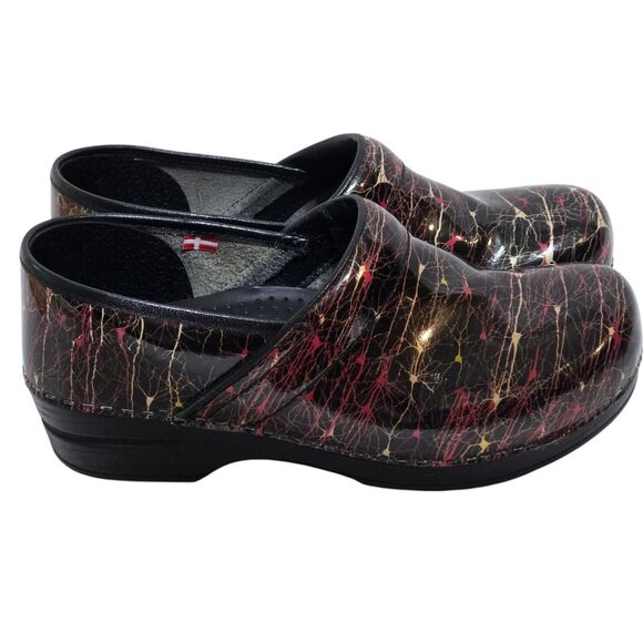 Sanita Clogs Womens 41/10.5-11 Professional Splatter Comfort Slip On Shoe - Picture 4 of 10